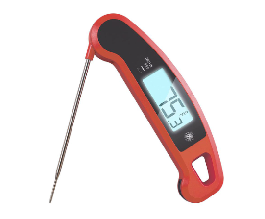 Instant-read digital probe thermometer