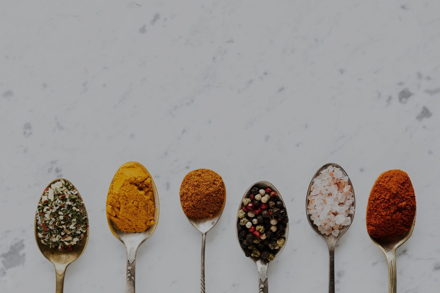 Composition of Spoonfuls with Various Spices