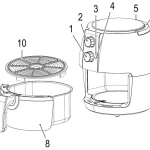 Air Fryer Diagram