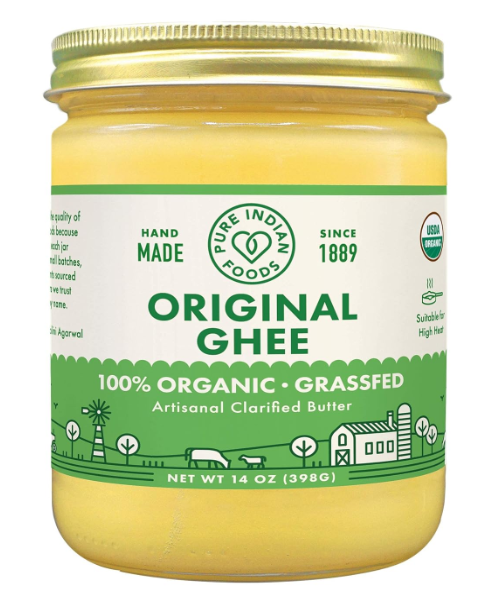 
Pure Indian Foods Organic Grassfed Original Ghee