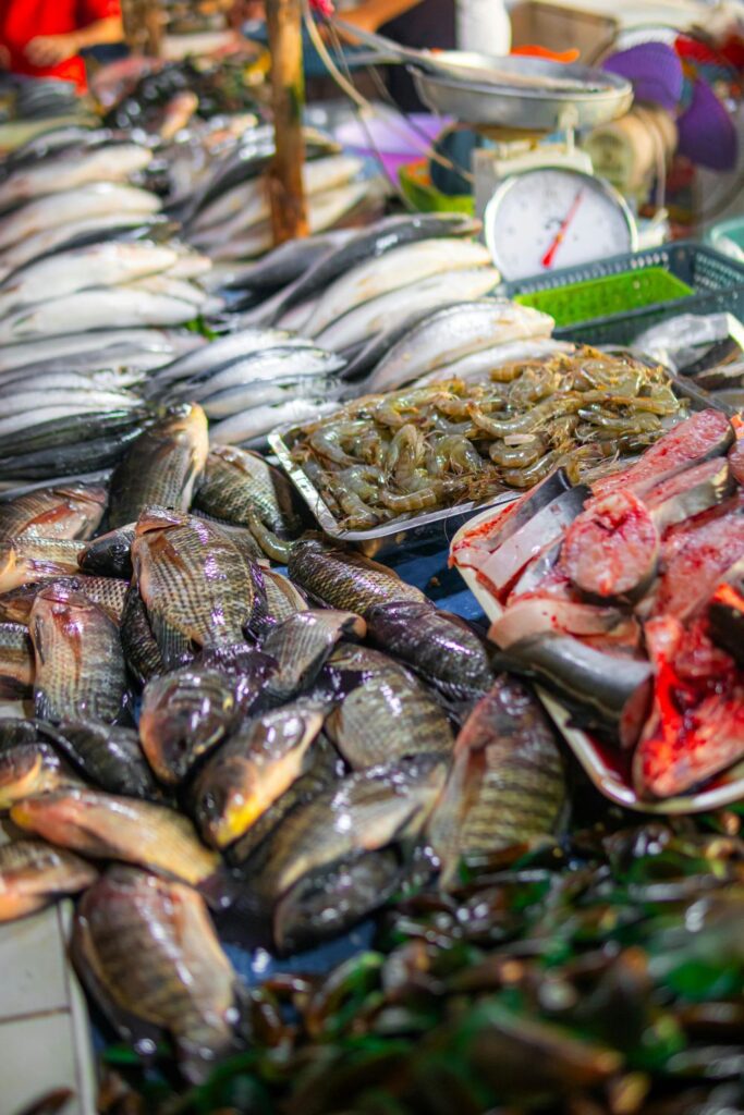 Stall with Fresh Fishes