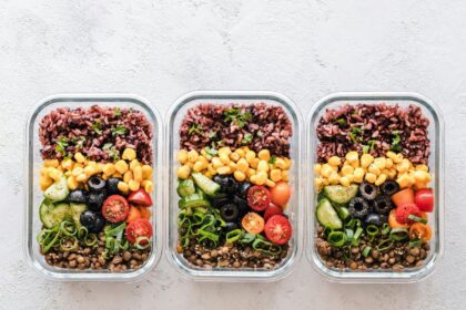 Three Tray of Foods