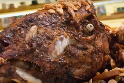 Roasted Sheep Head