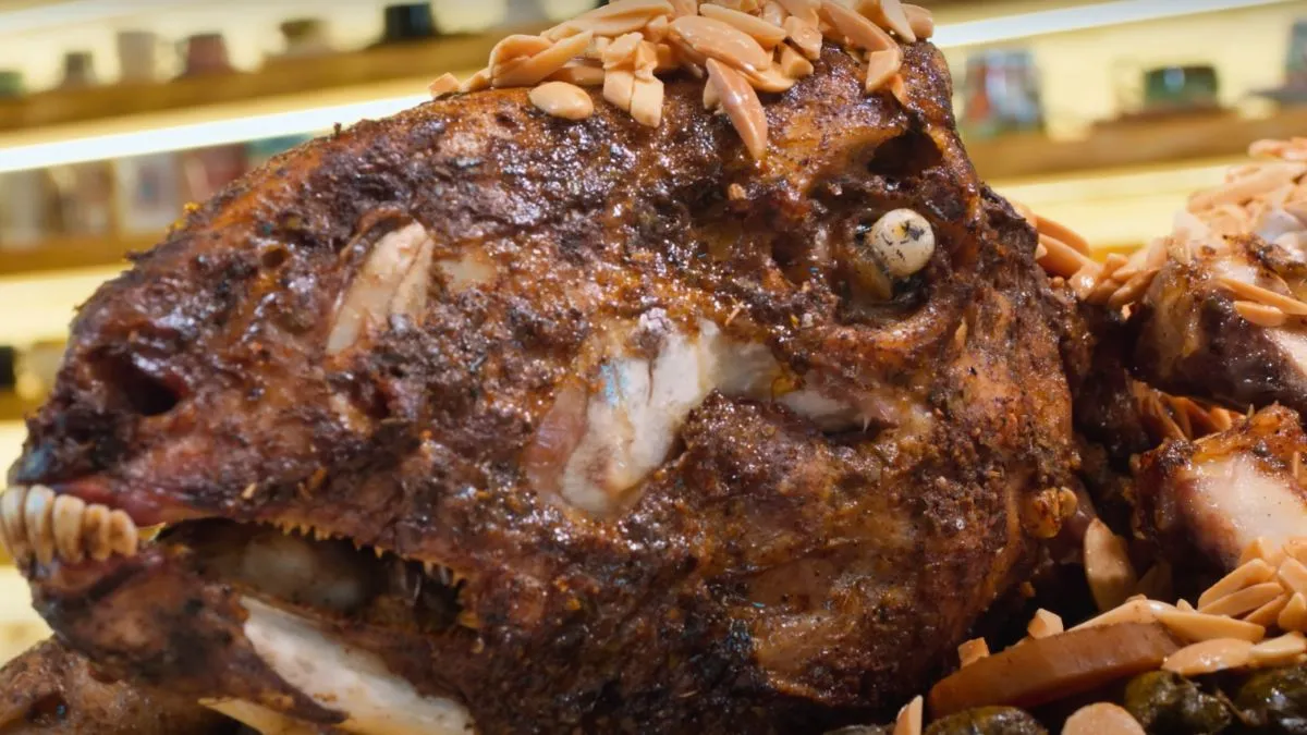 Roasted Sheep Head